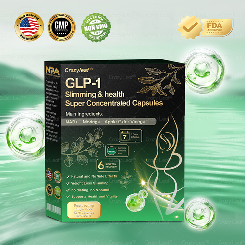When used together with CrazyLeaf® GLP-1 Super Concentrated Capsules, the effect is boosted by up to 2 times! Purchase now and enjoy a limited-time 50% special discount, helping you achieve your weight loss and health goals faster!