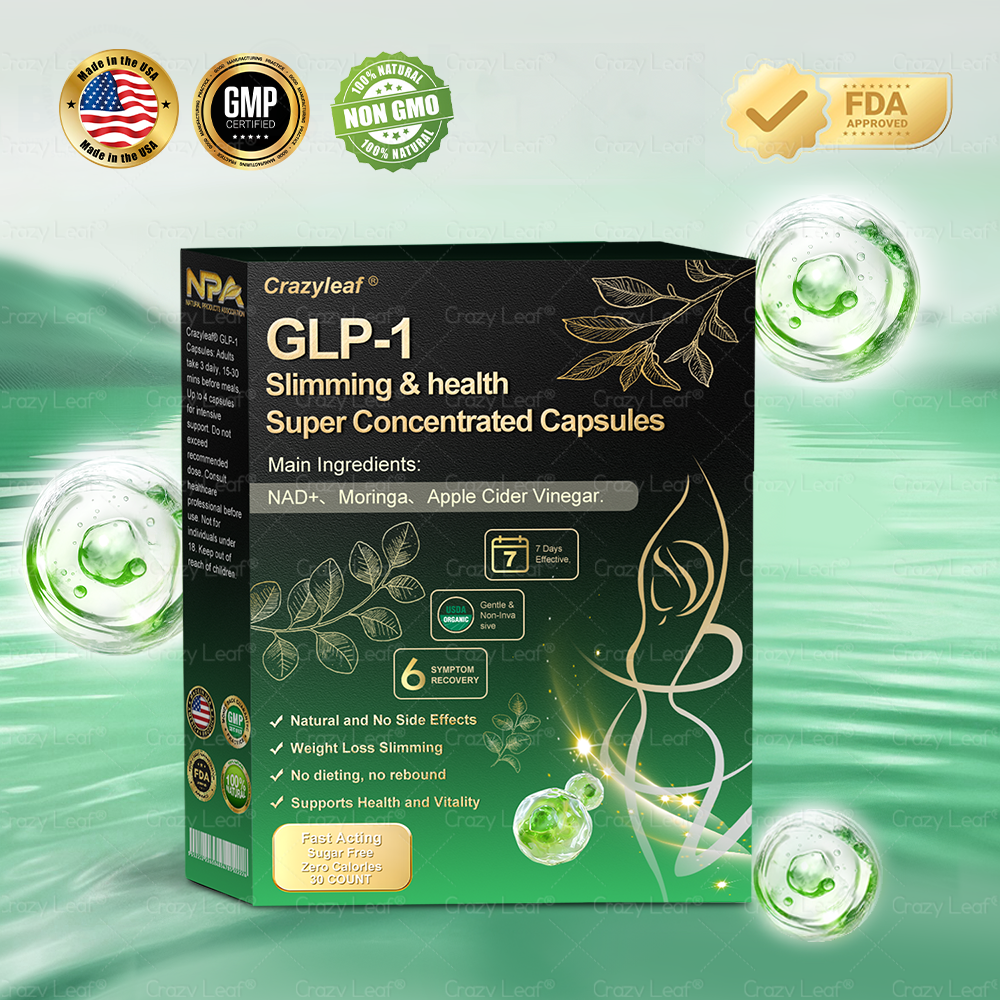 When used together with CrazyLeaf® GLP-1 Super Concentrated Capsules, the effect is boosted by up to 2 times! Purchase now and enjoy a limited-time 50% special discount, helping you achieve your weight loss and health goals faster!