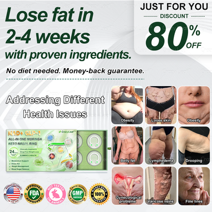 When used together with CrazyLeaf® GLP-1 𝑵𝒂𝒔𝒂𝒍 𝑹𝒊𝒏𝒈, the effect is boosted by up to 2 times! Purchase now and enjoy a limited-time 50% special discount, helping you achieve your weight loss and health goals faster!